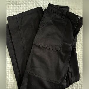 Aritzia TNA Black Cargo Pants